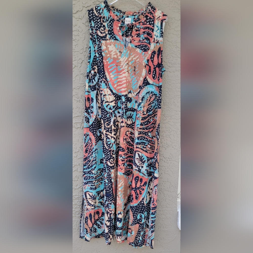 NIC+ZOE Multicolor Printed Sleeveless Maxi Dress - Picture 8 of 11